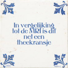 In vergelijking tot de MRI is dit net een theekransje - 29 keer bekeken