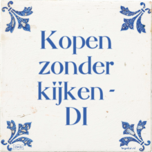 Kopen zonder kijken - DI - 4 keer bekeken