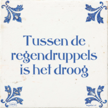 Tussen de regendruppels is het droog - 3 keer bekeken