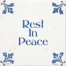 Rest In Peace - 19 keer bekeken