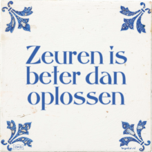 Zeuren is beter dan oplossen - 16 keer bekeken
