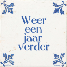 Weer een jaar verder - 6 keer bekeken