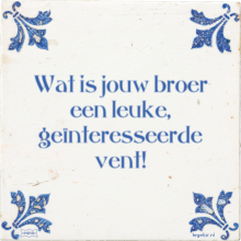 Wat is jouw broer een leuke, geïnteresseerde vent! - 9 keer bekeken