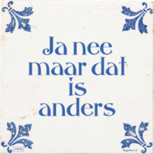 Ja nee maar dat is anders - 61 keer bekeken