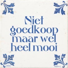 Niet goedkoop maar wel heel mooi - 110 keer bekeken
