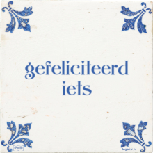 gefeliciteerd iets - 2 keer bekeken