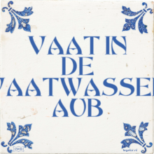 VAAT IN DE VAATWASSER AUB - 38 keer bekeken