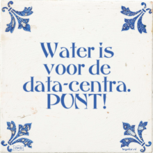 Water is voor de data-centra. PUNT! - 15 keer bekeken