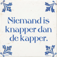 Niemand is knapper dan de kapper. - 58 keer bekeken