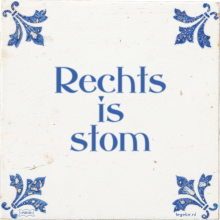 Rechts is stom - 4 keer bekeken
