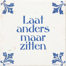 Laat anders maar zitten - 30 keer bekeken