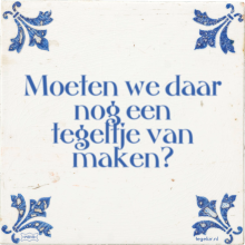 Moeten we daar nog een tegeltje van maken? - 31 keer bekeken