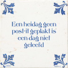 Een heidag geen post-it geplakt is een dag niet geleefd - 5 keer bekeken