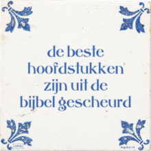 de beste hoofdstukken zijn uit de bijbel gescheurd - 6 keer bekeken