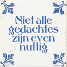 Niet alle gedachtes zijn even nuttig - 3 keer bekeken