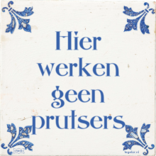Hier werken geen prutsers - 37 keer bekeken