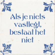 Als je niets vastlegt, bestaat het niet - 38 keer bekeken