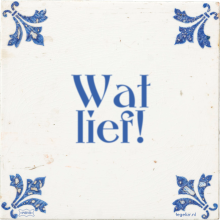Wat lief! - 46 keer bekeken