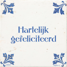 Hartelijk gefeliciteerd - 17 keer bekeken