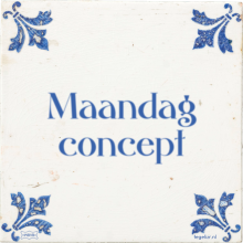 Maandag concept - 1 keer bekeken