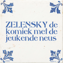 ZELENSKY de komiek met de jeukende neus - 27 keer bekeken