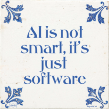 AI is not smart, it's just software - 38 keer bekeken