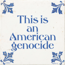 This is an American genocide - 23 keer bekeken