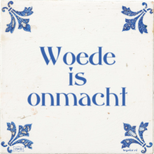 Woede is onmacht - 244 keer bekeken