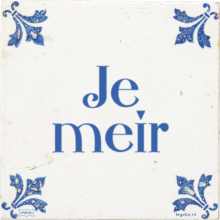 Je meir - 31 keer bekeken