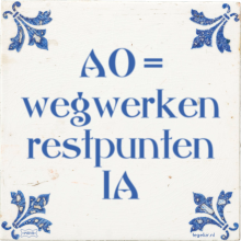 AO = wegwerken restpunten 1A - 37 keer bekeken