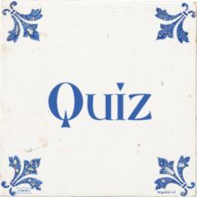 Quiz - 9 keer bekeken